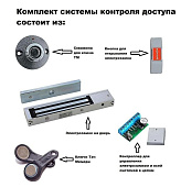 Электромагнитный замок электрозамок с системой открывания СКУД Стандарт