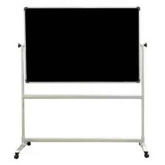 Меловая чёрная магнитная доска, 150х100 см, на подставке