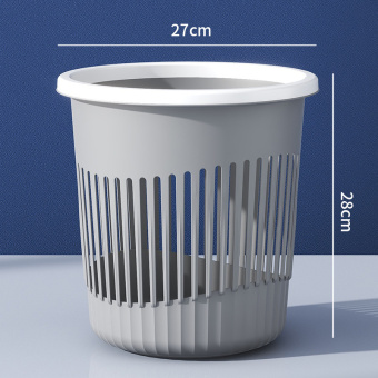 Корзина ведро для мусора офисная мусорка Mantella 4046-СР Серый 20,4 литра