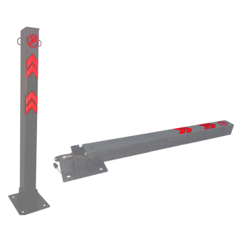 Столбик парковочный анкерный с ушками откидной столб 750 ММ барьер