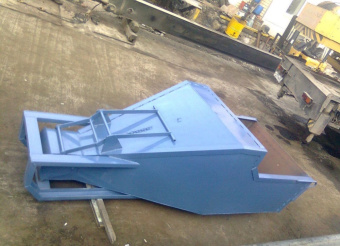 БУНКЕР ДЛЯ БЕТОНА ПОВОРОТНЫЙ ГОСТ 21807-76 БП 1,0 м куб