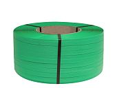 Стреппинг ПП лента упаковочная полипропиленовая 15мм*0,6мм 2000 метров Зеленая Цветная