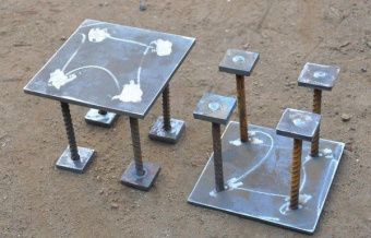 ЗАКЛАДНЫЕ ИЗДЕЛИЯ МН108-3 для строительства объектов 10 штук